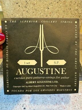 1 Set of Augustine Superior Concert Classical Guitar Silver Plated Strings